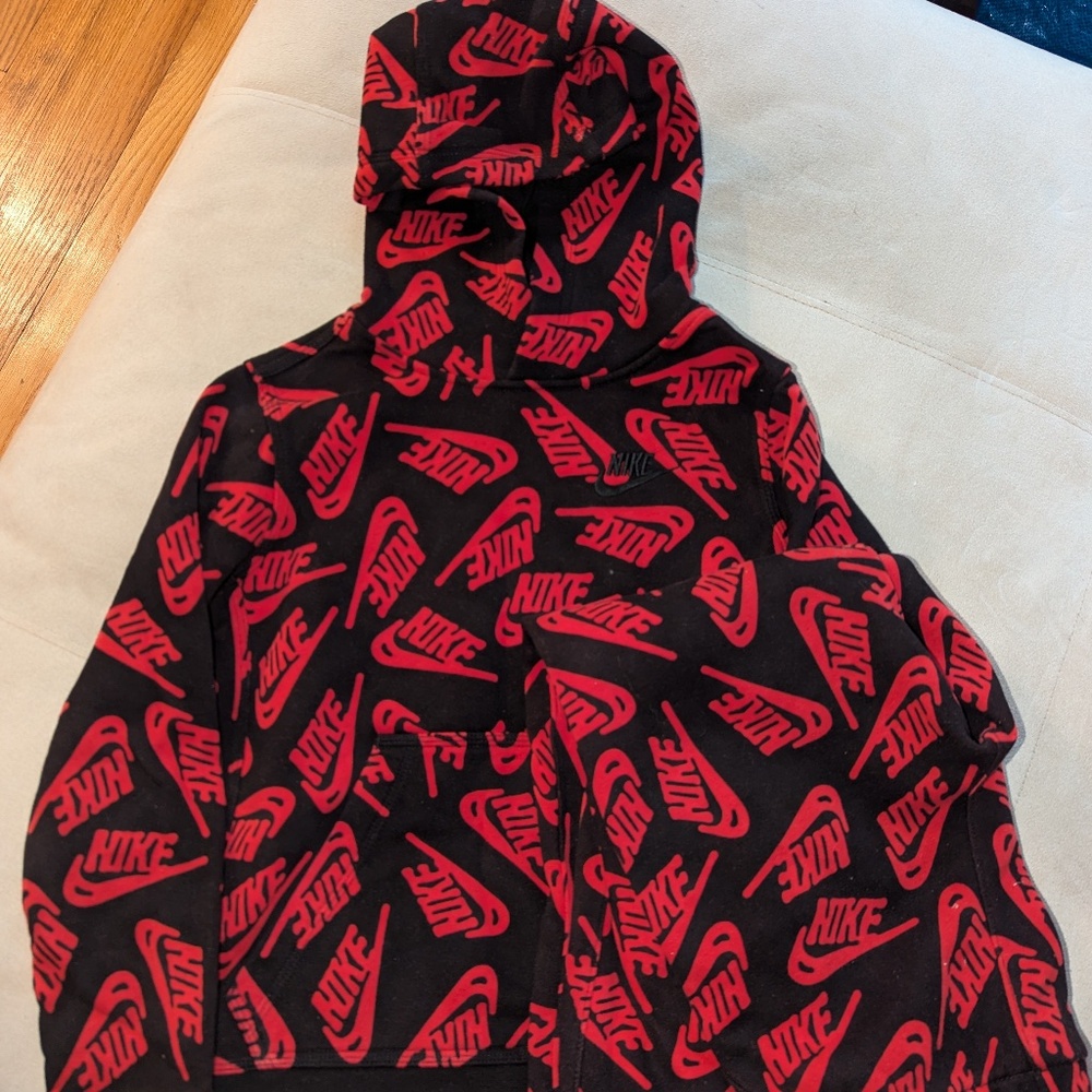 Nike Boys Active All Over Print Athletic Matching Suit